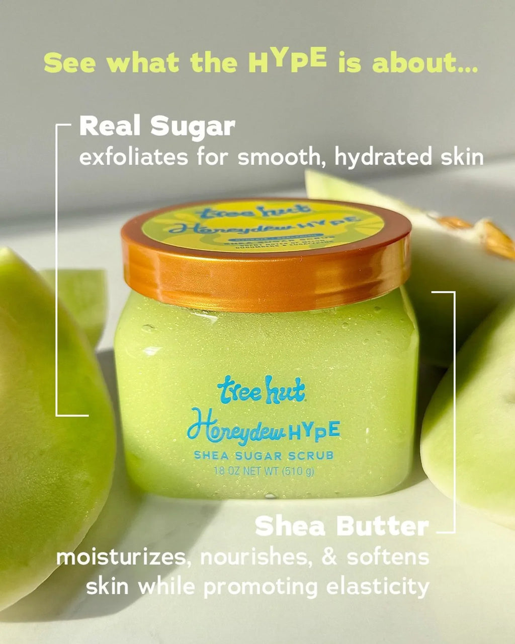 Honeydew Hype Shea Sugar Scrub product image 8