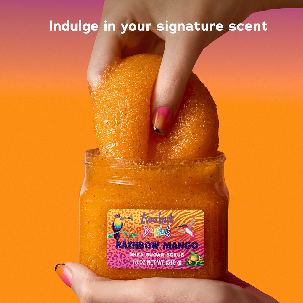 Lisa Frank x Tree Hut Rainbow Mango Shea Sugar Scrub product image 5