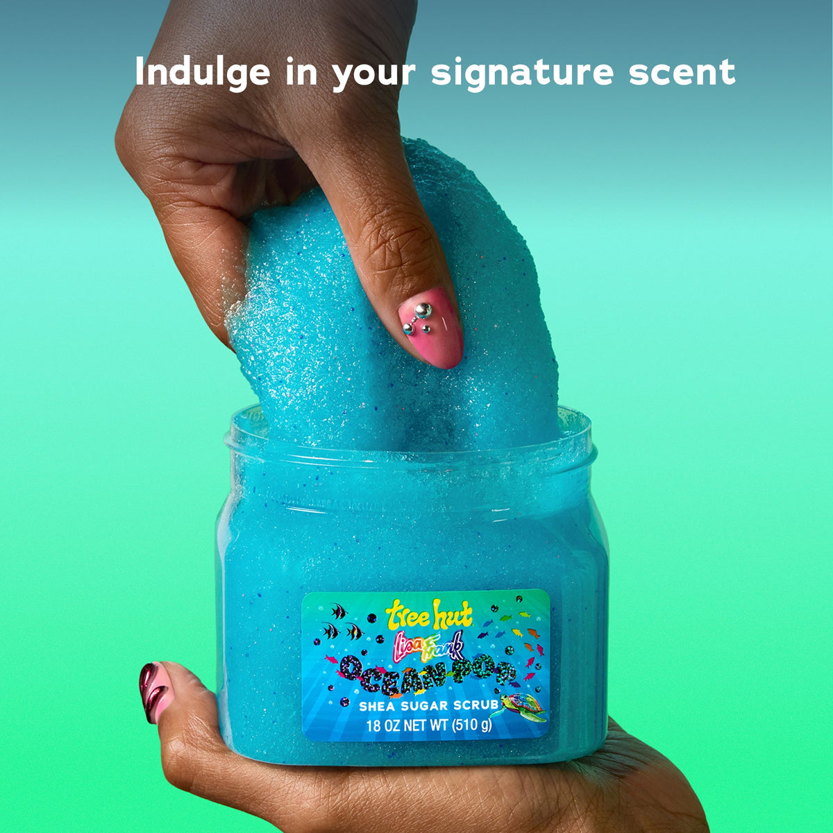 Lisa Frank x Tree Hut Ocean Pop Shea Sugar Scrub product image 5