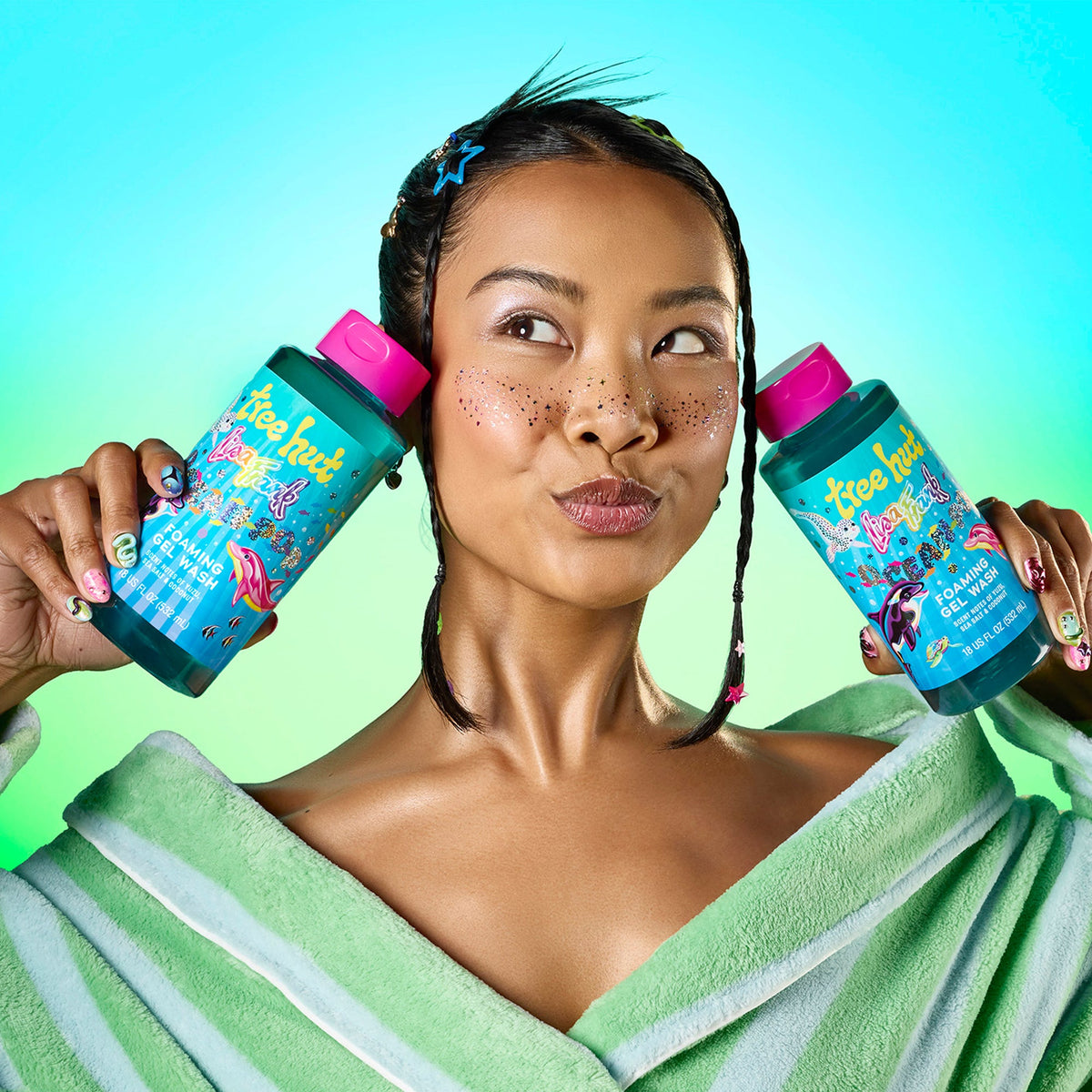 Lisa Frank x Tree Hut Ocean Pop Foaming Gel Wash product image 6