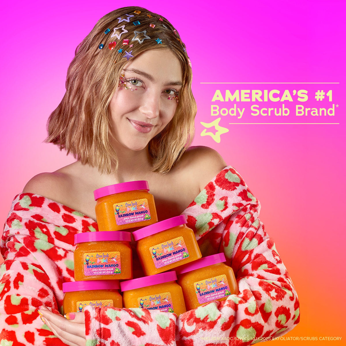 Lisa Frank x Tree Hut Rainbow Mango Shea Sugar Scrub product image 7