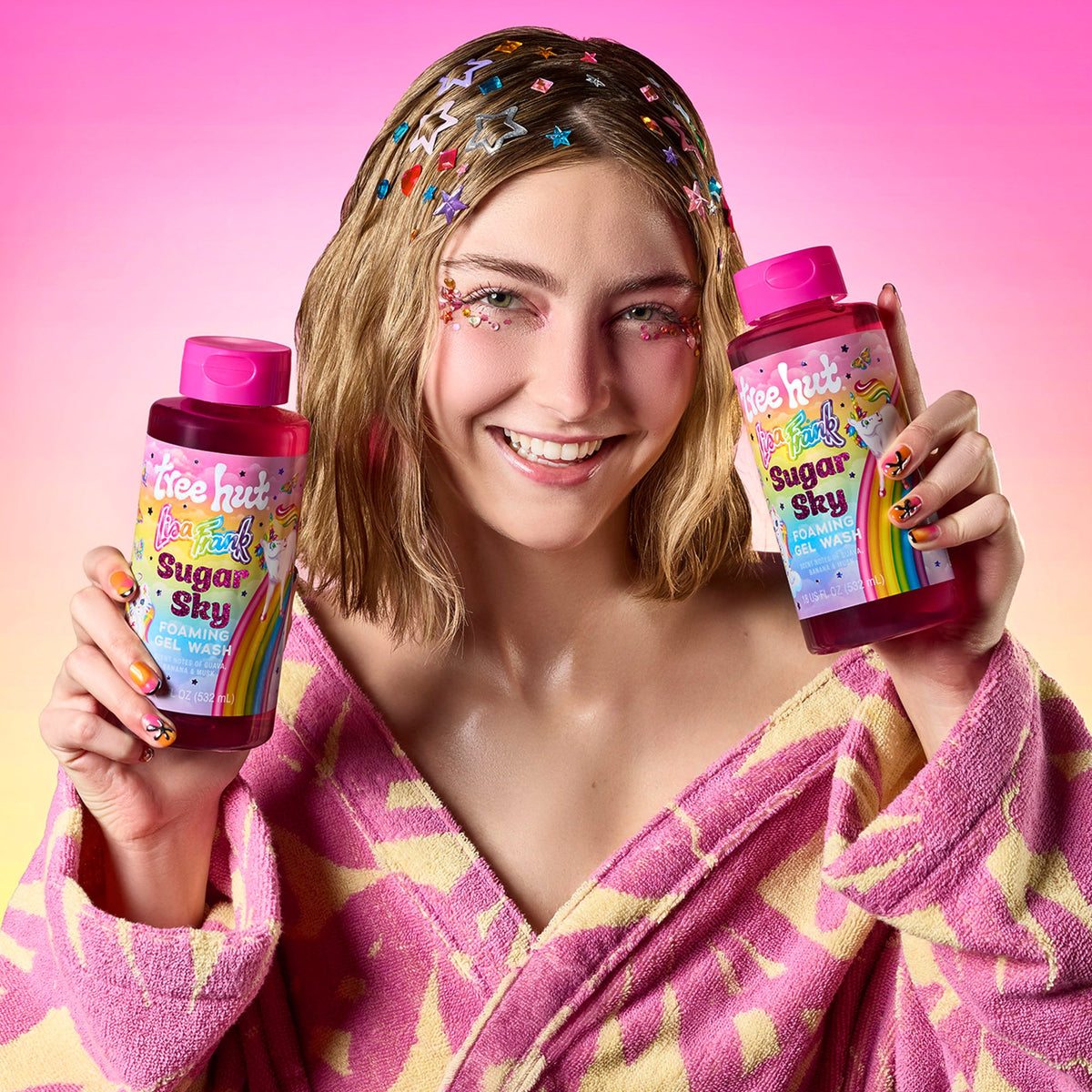 Lisa Frank x Tree Hut Sugar Sky Foaming Gel Wash product image 6