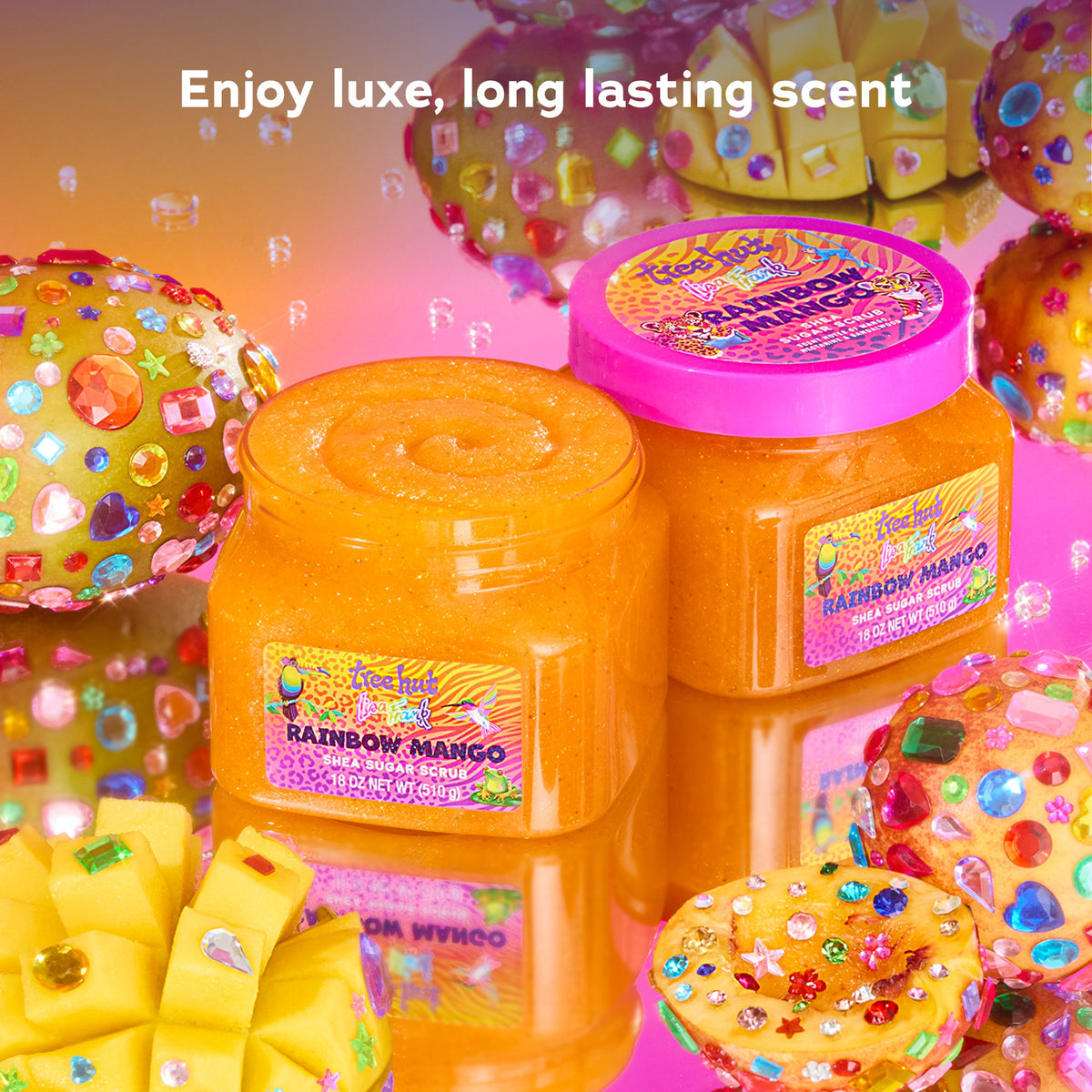 Lisa Frank x Tree Hut Rainbow Mango Shea Sugar Scrub product image 2