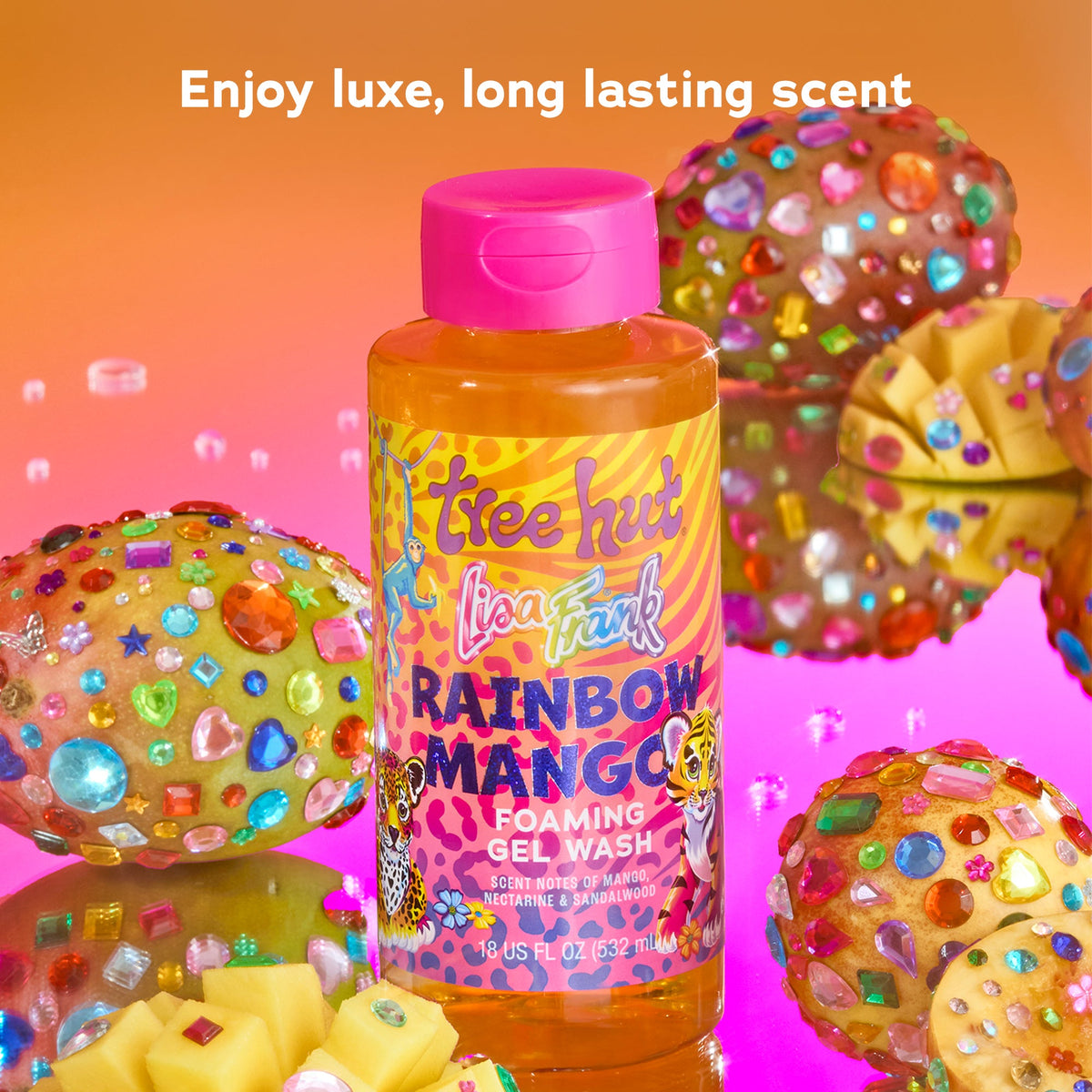 Lisa Frank x Tree Hut Rainbow Mango Foaming Gel Wash product image 2