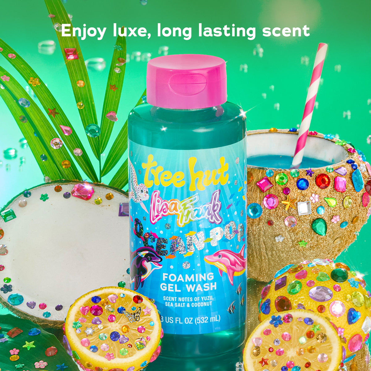 Lisa Frank x Tree Hut Ocean Pop Foaming Gel Wash product image 2