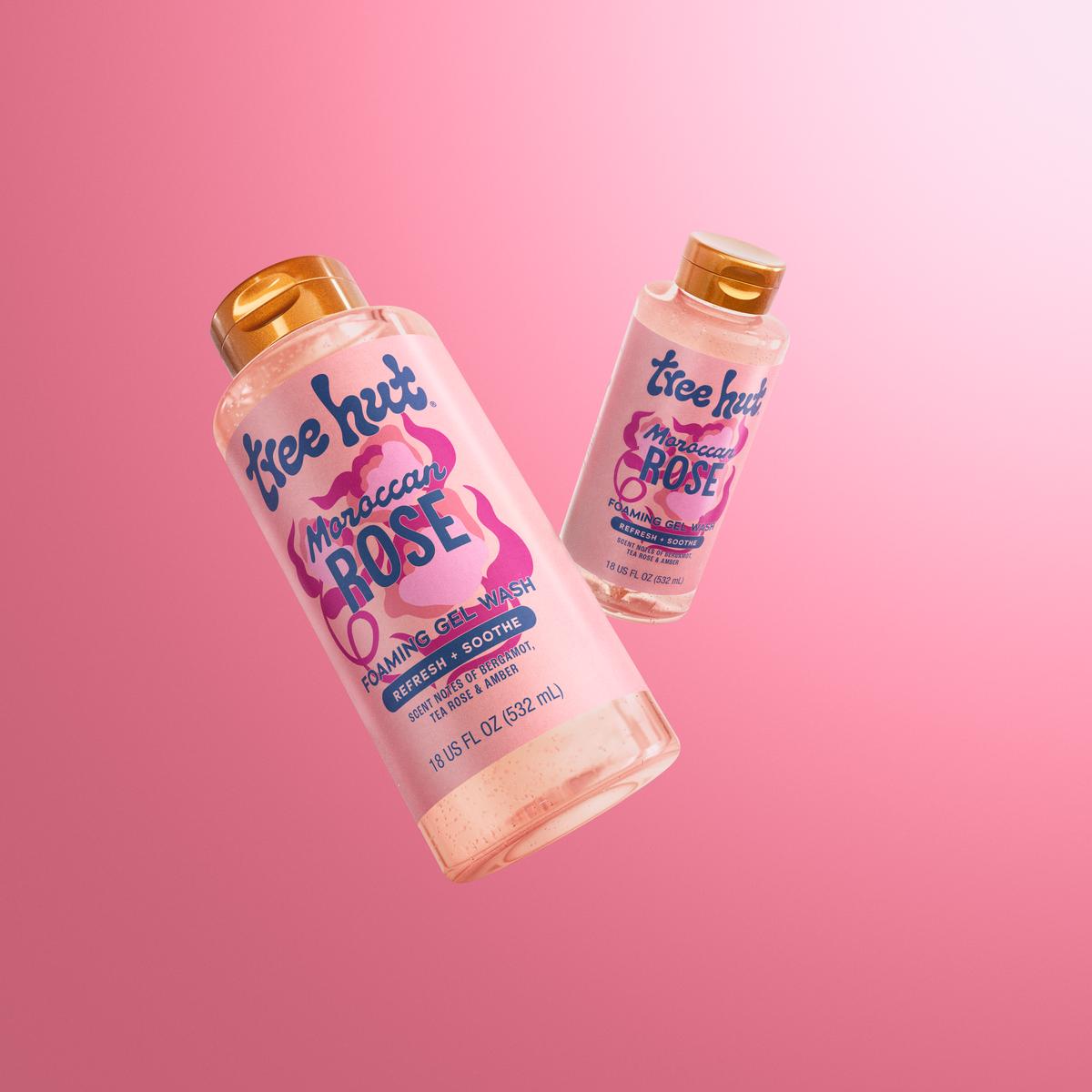 moroccan rose foaming gel wash product image 1