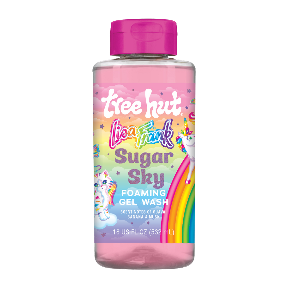 Lisa Frank x Tree Hut Sugar Sky Foaming Gel Wash product image 1